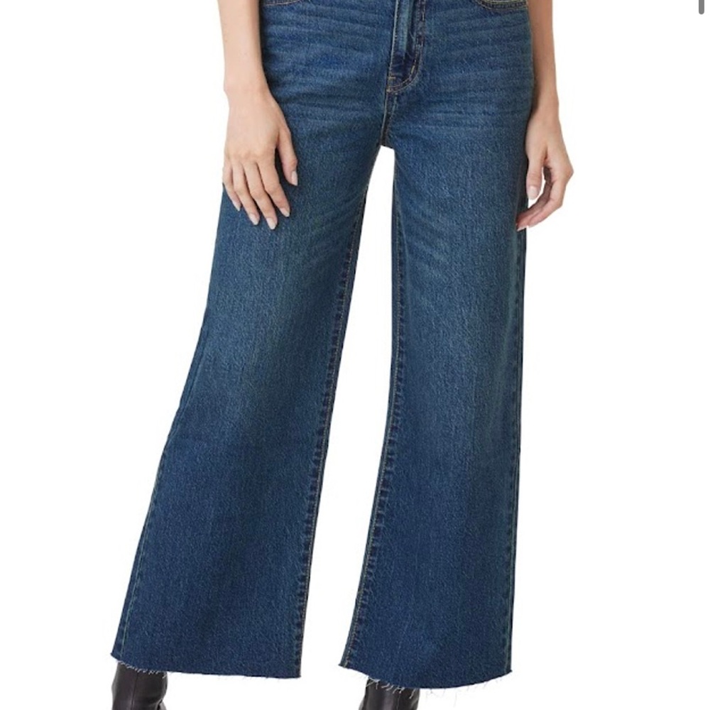 Habitual Denver Wide Leg Crop - Tide